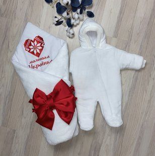 Зимовий Комплект на виписку з пологового будинку ТС029 2276 фото