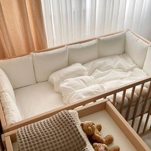 Постельный комплект для новорожденных в кроватку Velvet молочный 023435 фото