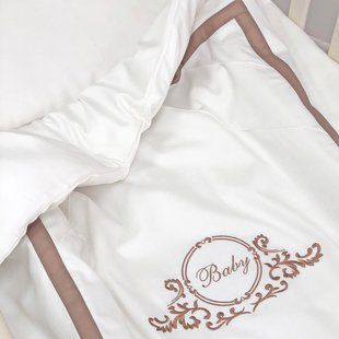 Сменное постельное белье в детскую кроватку Belissimo шоколад 035501 фото