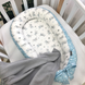Кокон гнездышко (позиционер) Baby Design Baby серо-голубой 5019462 фото 2