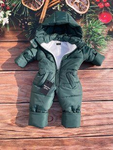 Комбінезон зимовий дитячий Look зелений 80-86 см КБ ФЛ220 фото