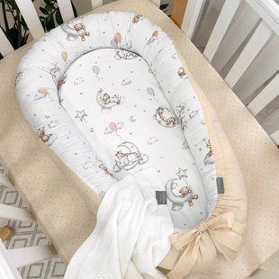 Кокон гнездышко (позиционер) Baby Design Тедди бежевый 5019129 фото