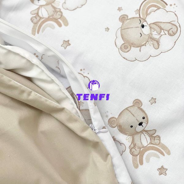 Змінна постільна білизна в дитяче ліжечко Baby Mix Ведмедик на веселці 0391360 фото