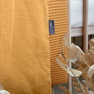 Плед конверт для новорожденного с одеялом вафля+жатка горчица 10512276 фото