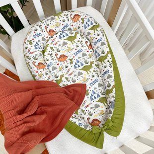 Кокон гнездышко (позиционер) Baby Design Дино Олива 5019463 фото