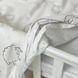 Постельный комплект для новорожденных в кроватку Baby Mix Овечки, цвет белый 0291383 фото 4