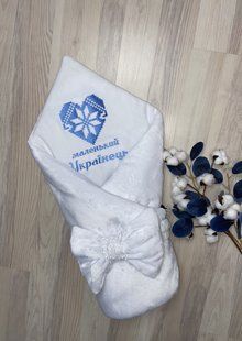 Зимний конверт 100х80 см на выписку из роддома АМ025 2009 фото