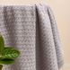Детский плед хлопковый Ромб мелкий серый 100х80 см 937452 фото 1