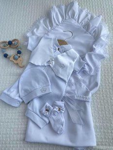Набор на выписку из роддома летом для мальчика КВ В35-2 фото