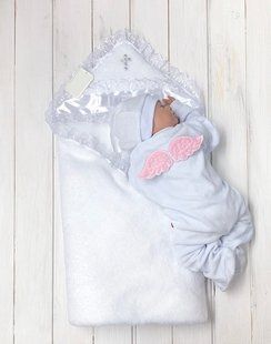 Набор для крещения My Little Angel розовый 56 см КР ЛМ6-1 фото