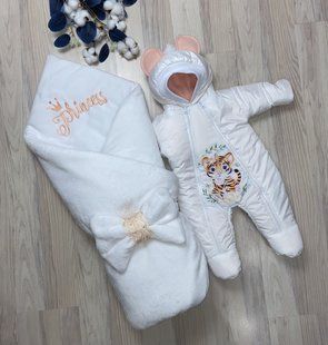Зимовий Комплект на виписку з пологового будинку ТС046 2377 фото