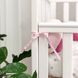 Бортик в детскую кроватку Косичка молочный/розовый/бордо 0758475 фото 3
