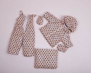 Демисезонный комбинезон тройка для малышей 0-2 года Look LV 0-2 года см КБ ФЛ77 фото