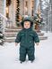 Зимний комбинезон с курткой детский для мальчика Look зеленый 80-86 см КБ ФЛ701 фото 1
