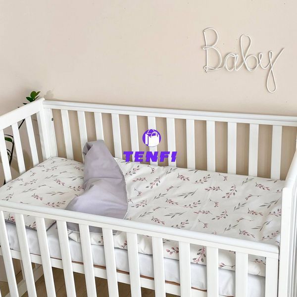 Змінна постіль Baby Dream Гілочки котики пудра 0303754 фото