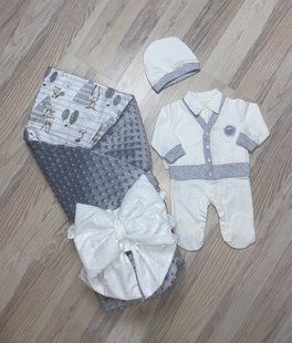 Комплект на виписку (конвертта костюмчик) Весняно-Літний КЛ294 1585 фото