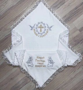 Крижма для хрещення Небесна краса КР ТС1487 фото