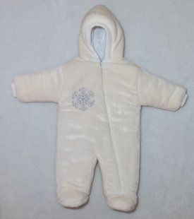 Дитячий комбінезон на зріст 60-65 см Молочний ДН028 60-65 см 169 фото