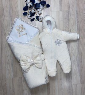 Зимовий Комплект на виписку з пологового будинку ТС040 1638 фото