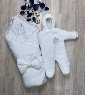 Зимовий Комплект на виписку з пологового будинку ТС041 1603 фото