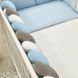Захисні борти для дитячого ліжечка Design Геометрія блакитна 0739248 фото 4