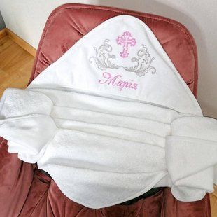 Іменна крижма для дівчинки (БУДЬ-ЯКЕ ІМ'Я) 100х100 см КР МР4 фото