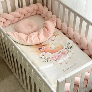 Постельный комплект для новорожденных в кроватку Колекція №8 Sweet Dream Лисичка 5001233 фото
