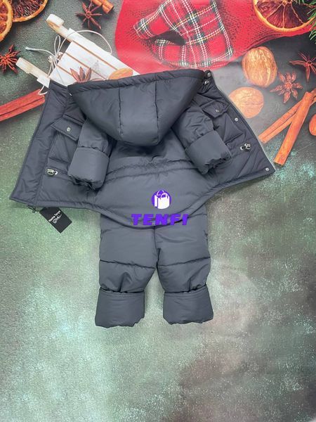 Зимний комбинезон с курткой детский Look графiт 80-86 см КБ ФЛ150 фото