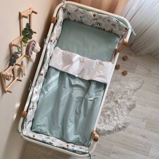 Постільний комплект для новонароджених у ліжечко Baby Dream Веселки, колір гірчиця 0203501 фото
