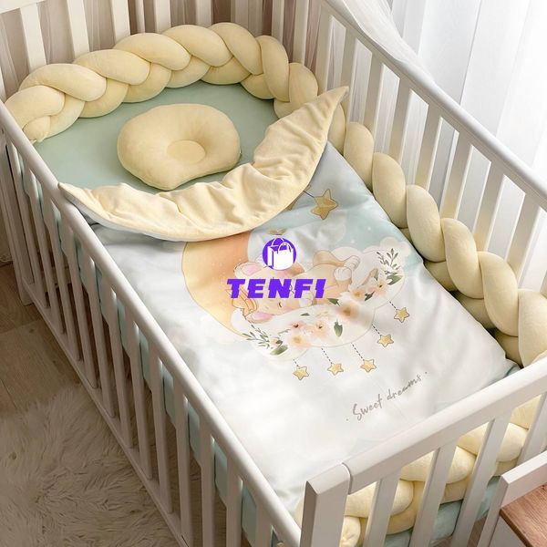 Постільний комплект для новонароджених у ліжечко Колекція №8 Sweet Dream Левеня 5001234 фото