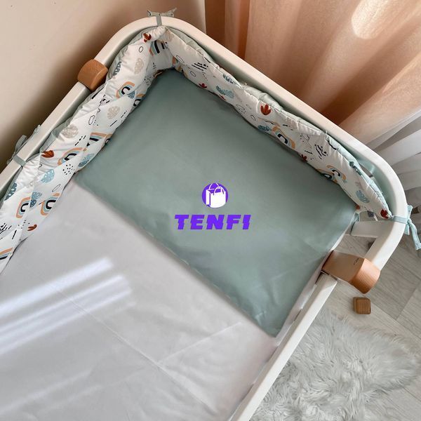 Постельный комплект для новорожденных в кроватку Baby Dream Радуги, цвет горчица 0203501 фото