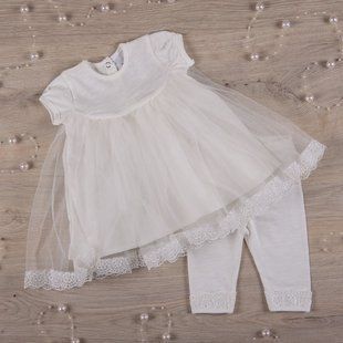 К-м "Діва Марія" к.р. Туніка,лосини Молочний Флам кулір 74 см 509023074 фото