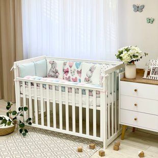 Постельный комплект для новорожденных в кроватку Design Зайчики 0239246 фото