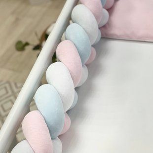 Захисні борти для дитячого ліжечка Design Зайчики 0739246 фото