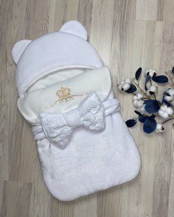 Зимний конверт 100х80 см на выписку из роддома АМ076 1368 фото
