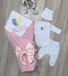 Комплект на виписку (конвертта костюмчик) Весняно-Літний КЛ217 1574 фото