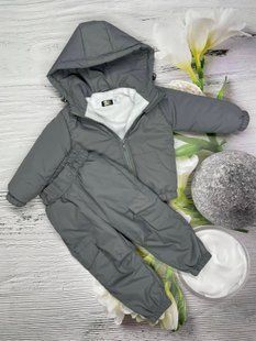 Комбинезон детский весна-осень двойка Look серый 80-86 см КБ КТ165 фото