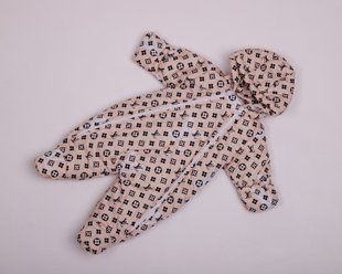 Детский комбинезон демисезонный для девочки Look LV 62-74 см КБ КТ137 фото