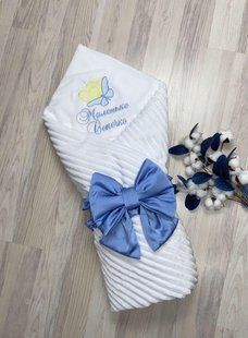 Зимний Конверт на выписку с съёмным синтепоном СУ013 2873 фото
