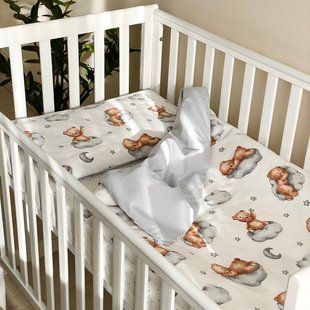 Змінне ліжко Baby Mix Тедді сірий 0391128 фото