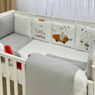 Постельный комплект для новорожденных в кроватку Design Морквовка, цвет терракот 0239630 фото