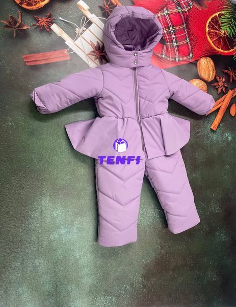 Комбінезон зимовий дитячий Look Бузок 80-86 см КБ ФЛ245 фото
