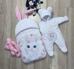 Зимовий Комплект на виписку (Конверт-кокон та комбінезон) 024 2345 фото