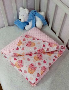 Плед-ковдра 100х80 см із Мінкі Плюш ДА039 897 фото