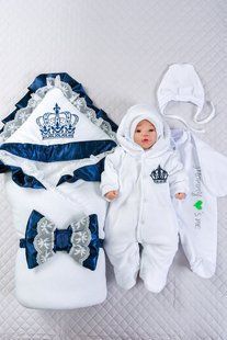 Комплект на выписку зимний Excellent велюр Lux белый КП КЛ15 фото