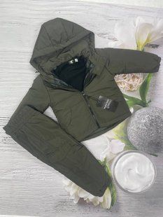 Комбинезон-костюм двойка детский демисезонный Look кенгуру Хакі 80-86 см КБ КТ159 фото
