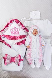 Комплект на выписку зимний Excellent велюр Lux для девочки КП КЛ17 фото