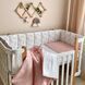 Постельный комплект для новорожденных в кроватку Baby Dream Гілочки котики пудра, цвет пудра 0203754 фото 2